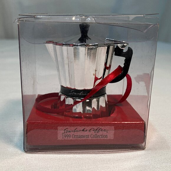 NIB! VTG 1999 Starbucks Moka Pot Coffee Maker / Italian Espresso Percolator - Picture 5 of 11
